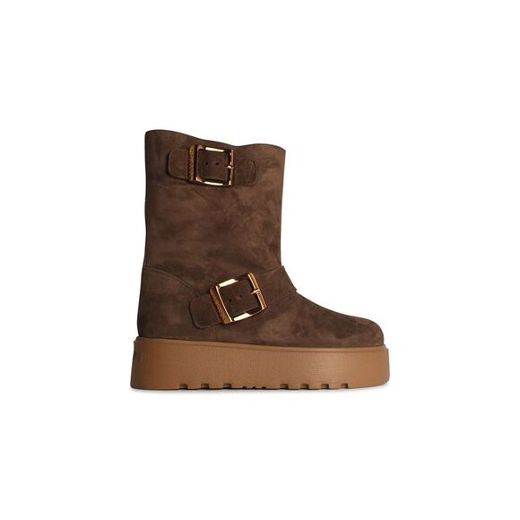 Casadei 'Ale' Brown Suede Blend Ankle Boots Women